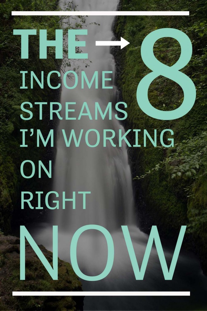 The 8 Income Streams I’m Working on Right Now Pinterest image