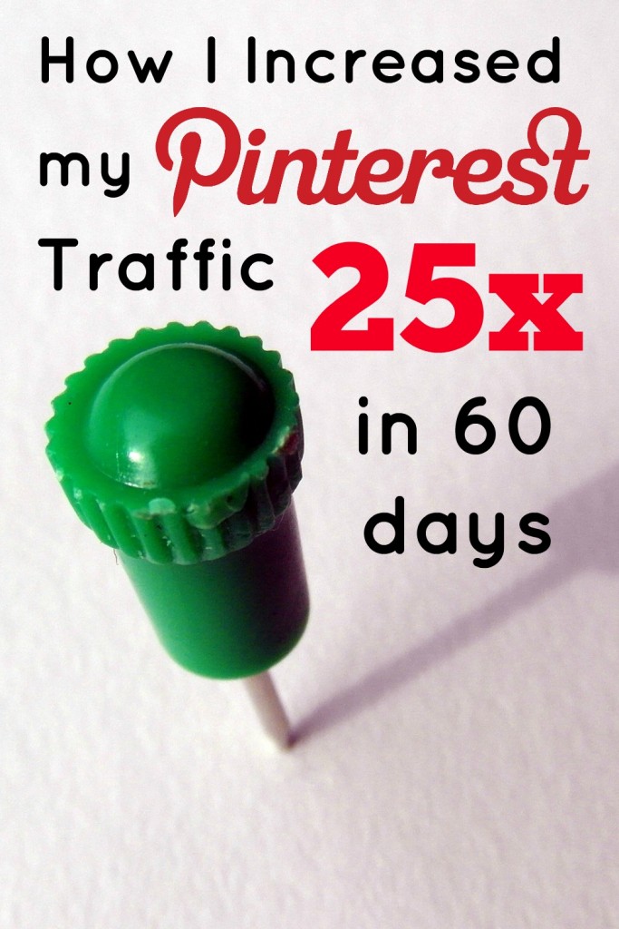 pinterest traffic experiment pin