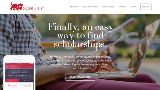scholly homepage