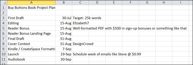 book-project-timeline