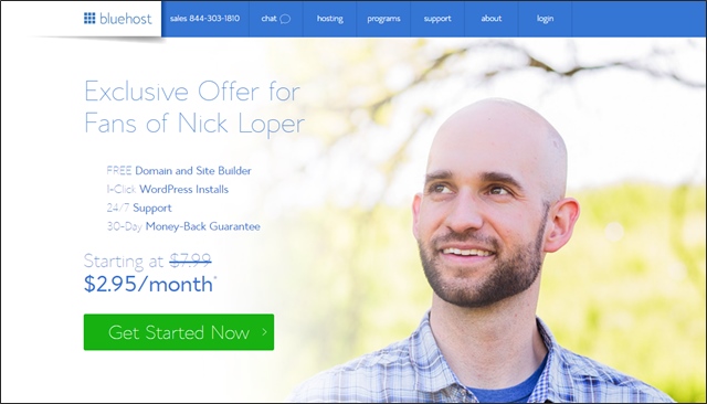 bluehost exclusive offer