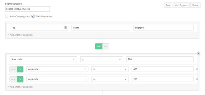 geographic segmentation in activecampaign