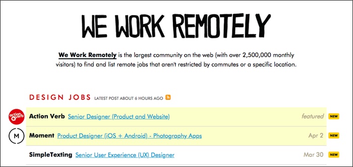 we work remotely