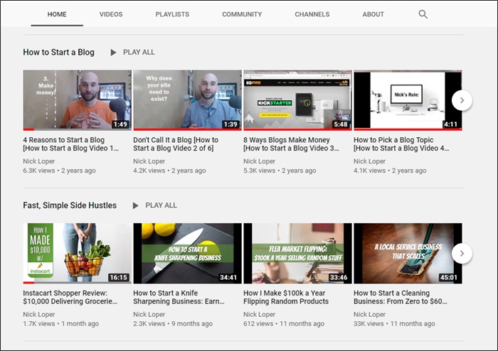 youtube playlists
