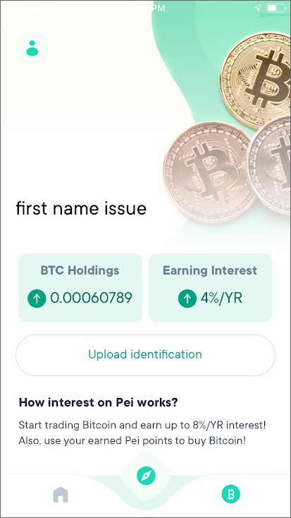 pei bitcoin interest