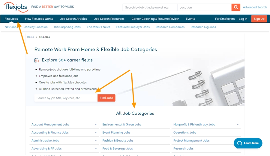 flexjobs job search