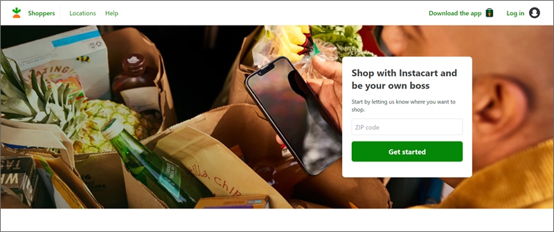 shop with instacart