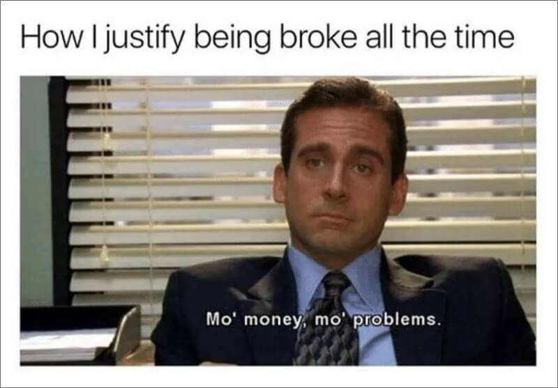 mo money mo problems the office meme