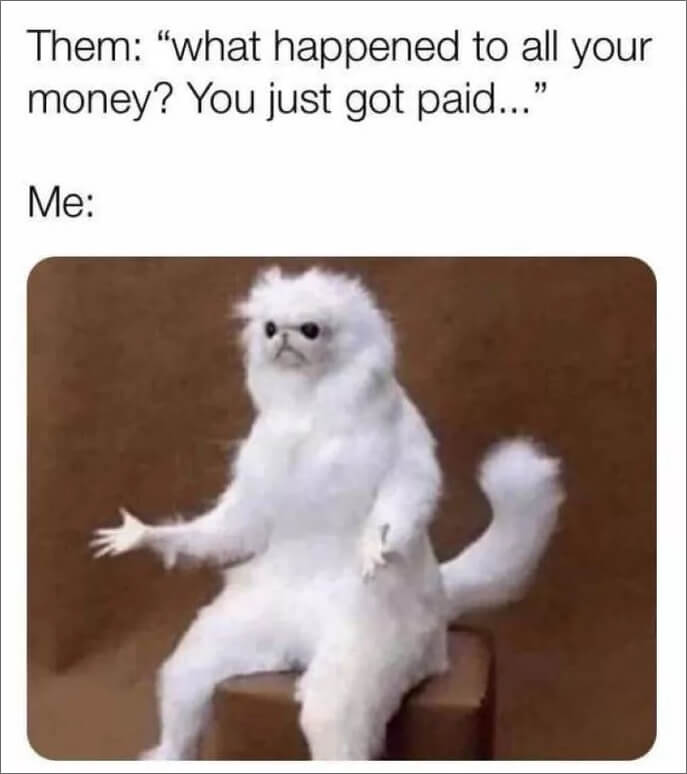what happened to the money meme