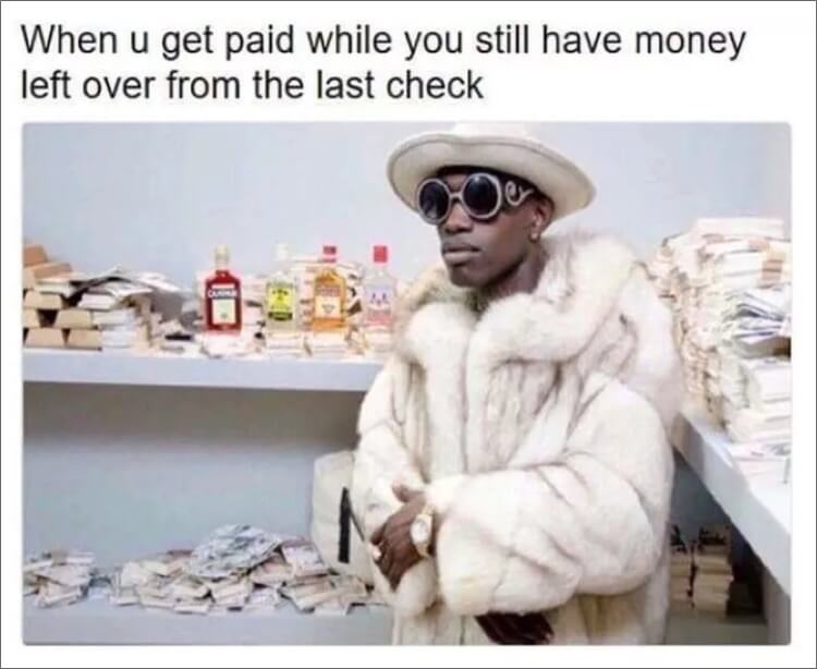 when you have leftover money