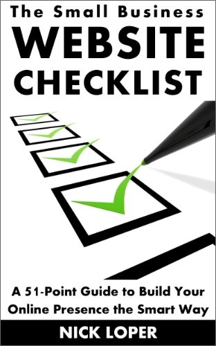 the small business website checklist cover
