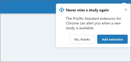 Prolific chrome extension