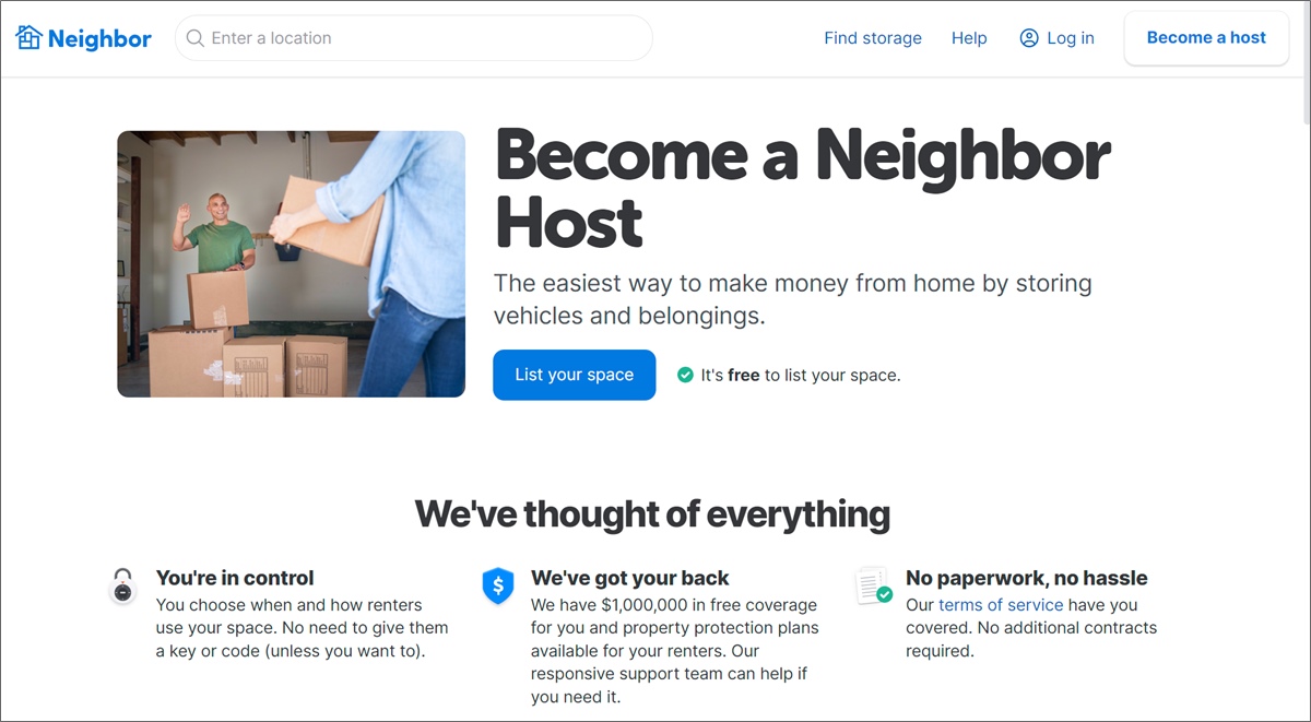 neighbor storage homepage