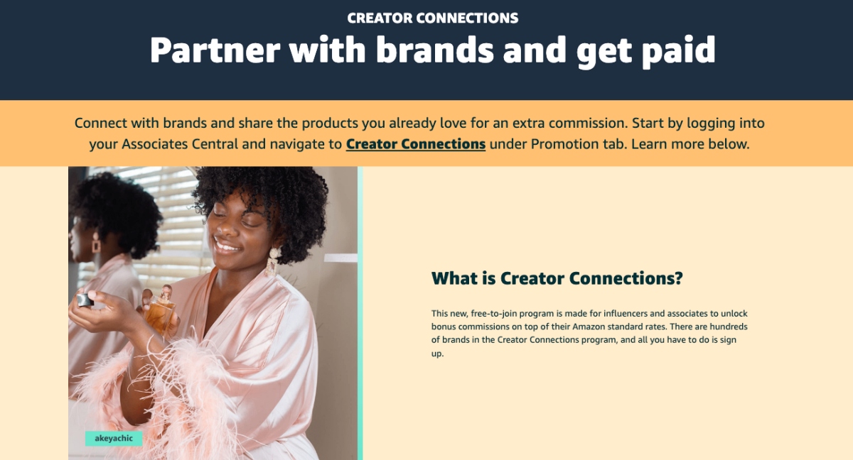 Amazon Creator Connections