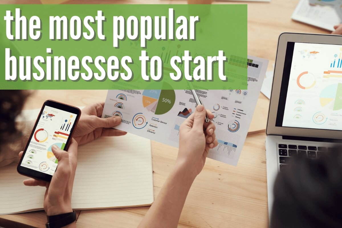 Most popular businesses to start