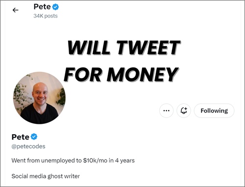 twitter writing service