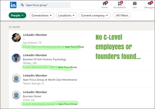 apex focus group on linkedin