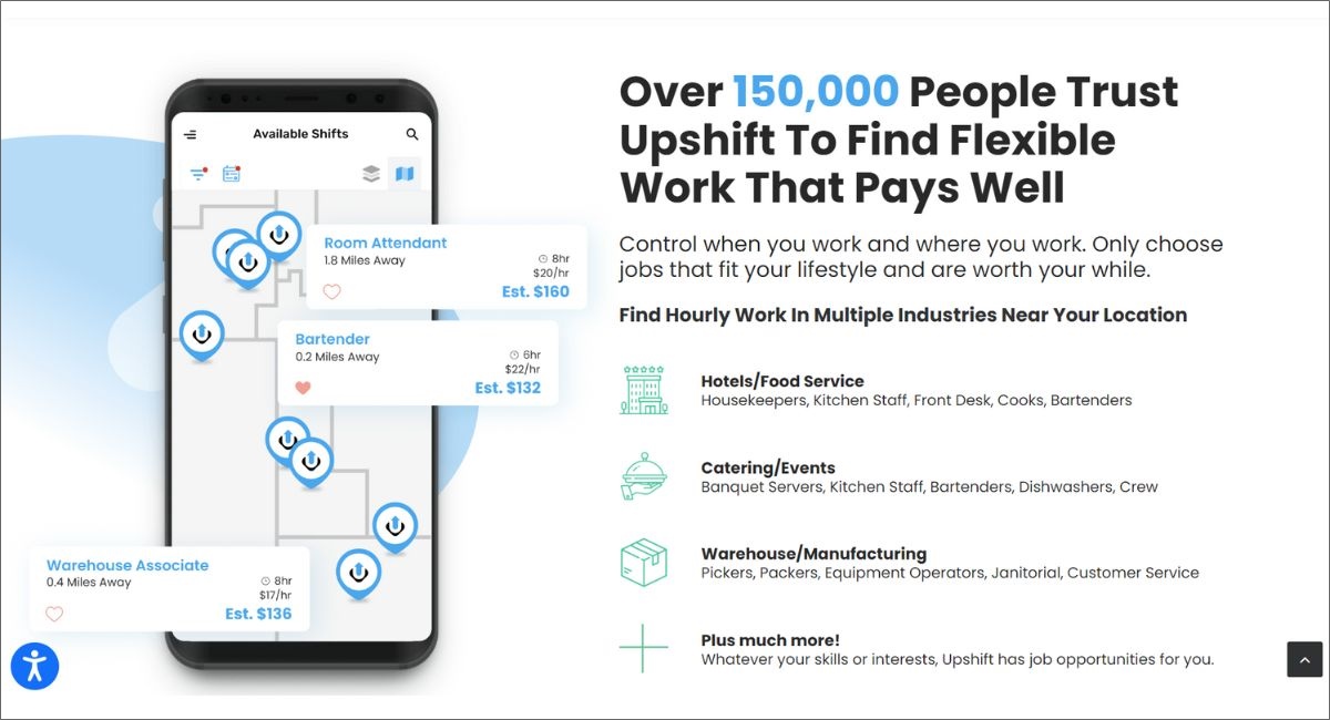 upshift gig examples