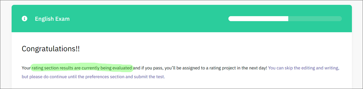remotasks english evaluation