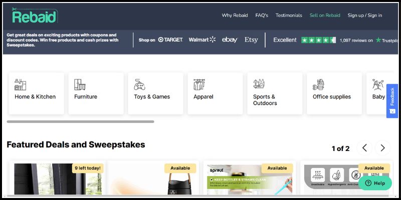 rebaid homepage