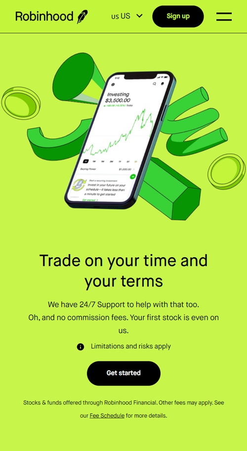 robinhood free stock offer