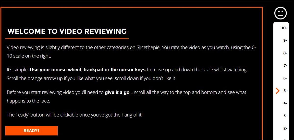 reviewing commercials on slicethepie