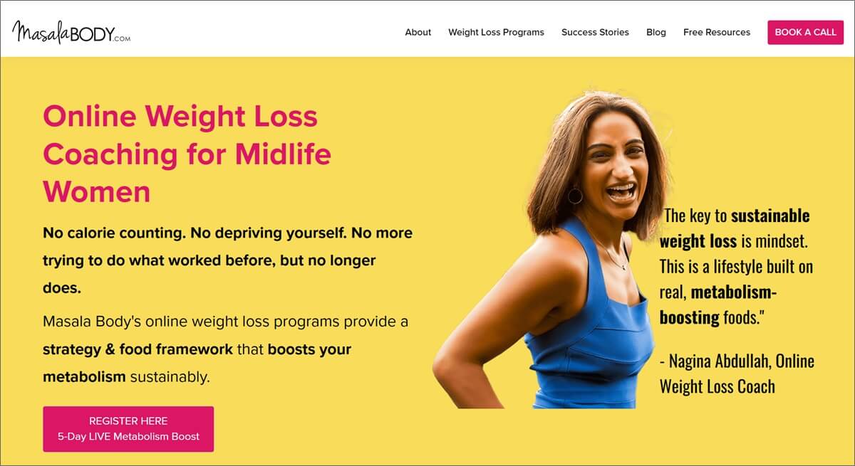 online weight loss coaching