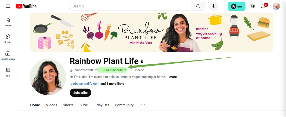 rainbow plant life on youtube