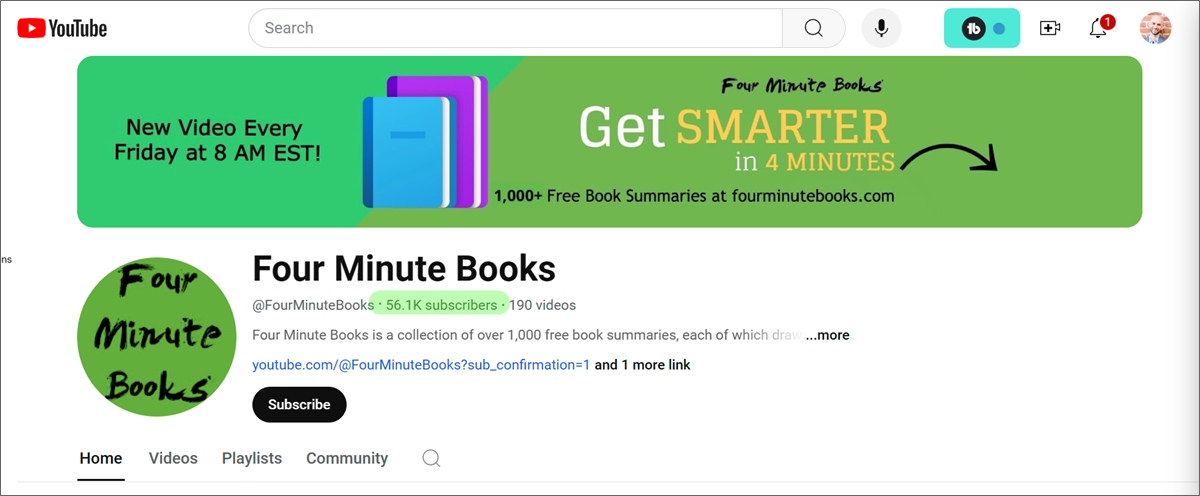 book summary youtube channel