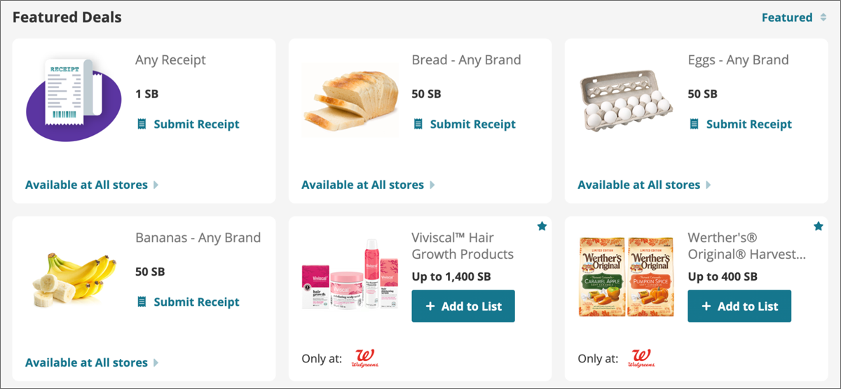 swagbucks receipt rewards