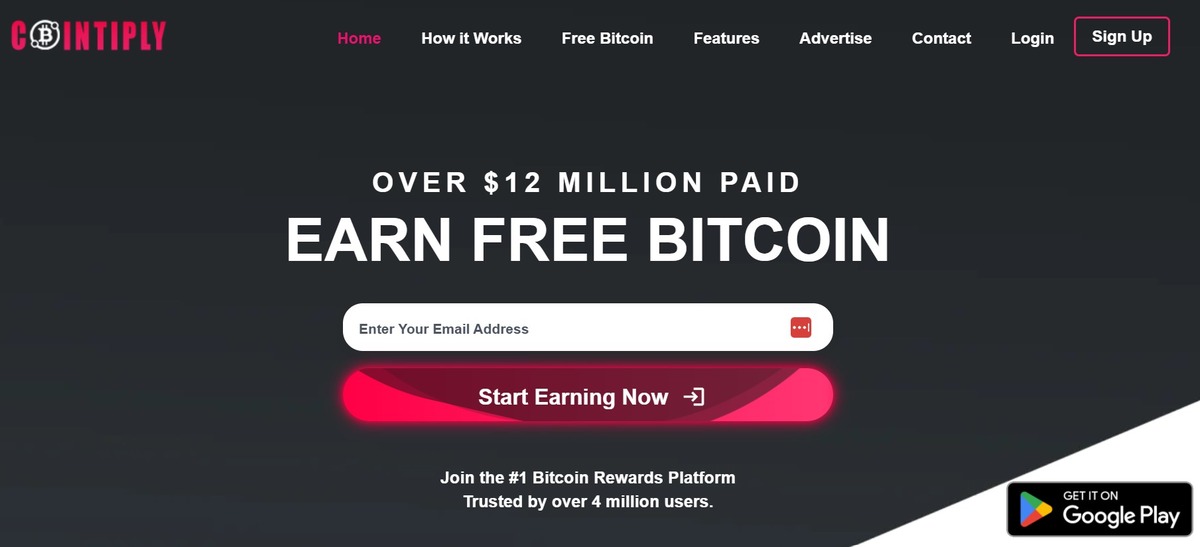 cointiply homepage
