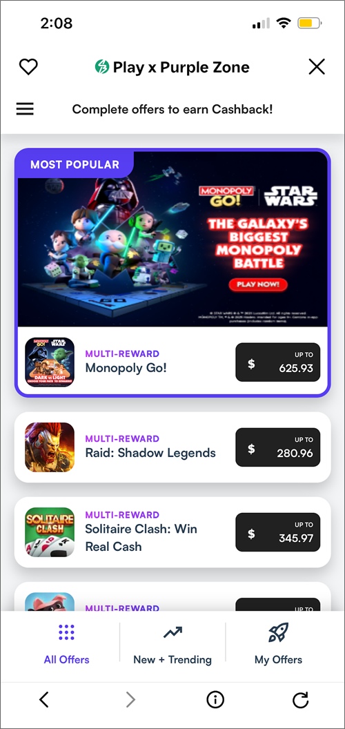 shopback play offers