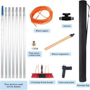 Solar Panel Cleaning Water Fed Pole and Brush