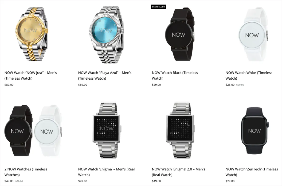 Now Watch Shop